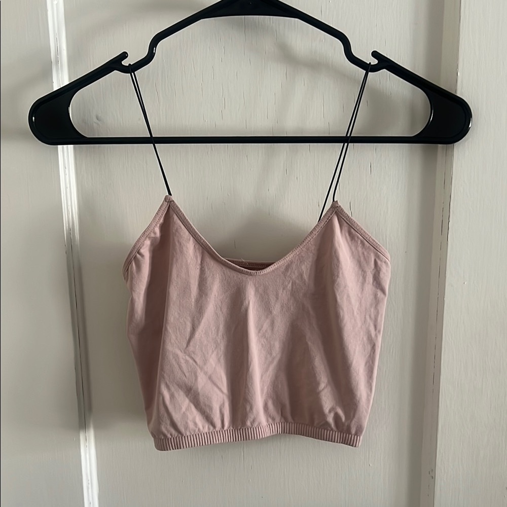 Women’s Pink Spaghetti Strap Top